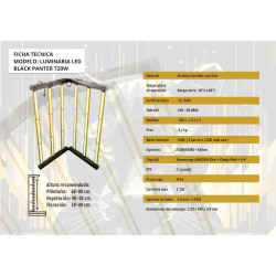 LED 720W Black Panter 3.3 Evo