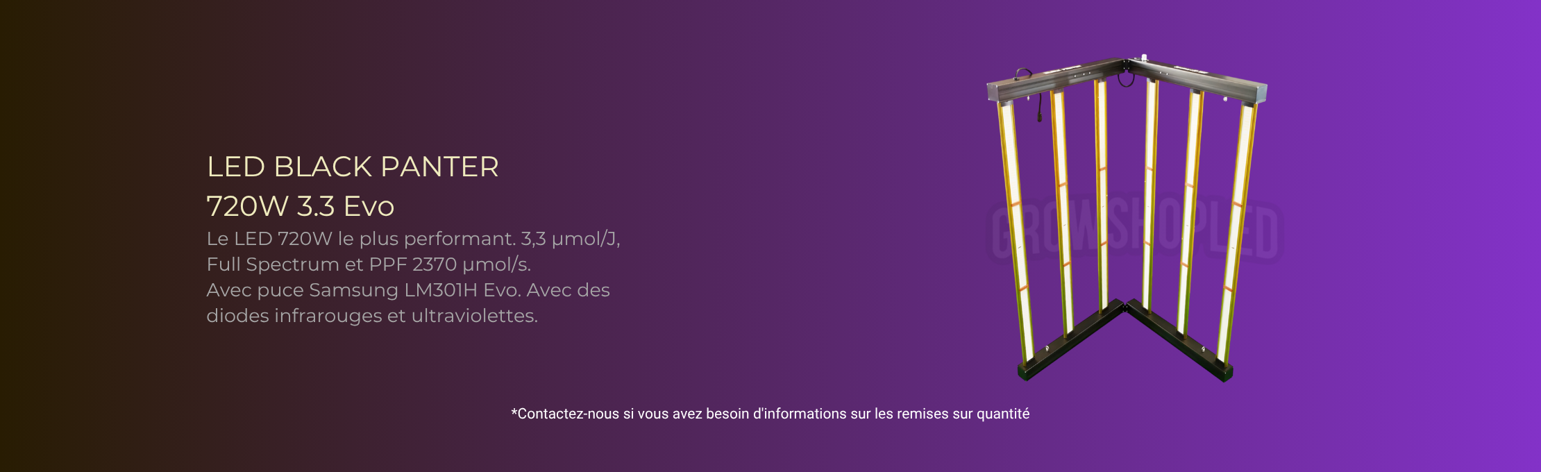 LED 720W Black Panter 3.3 Evo