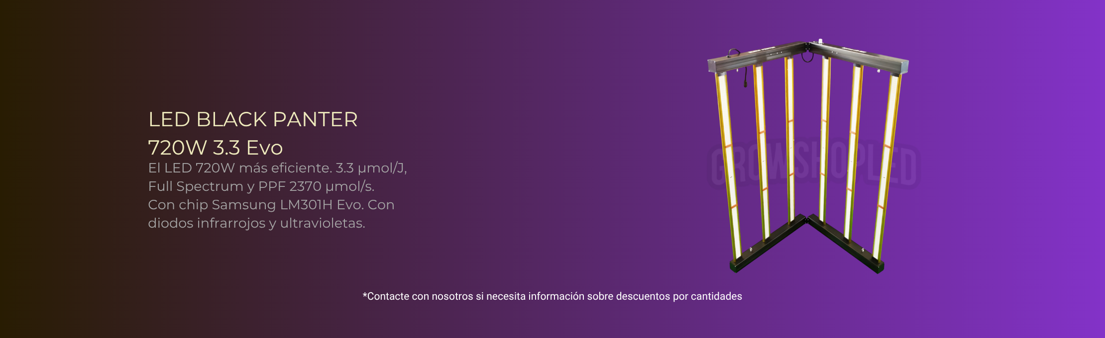 LED 720W Black Panter 3.3 Evo