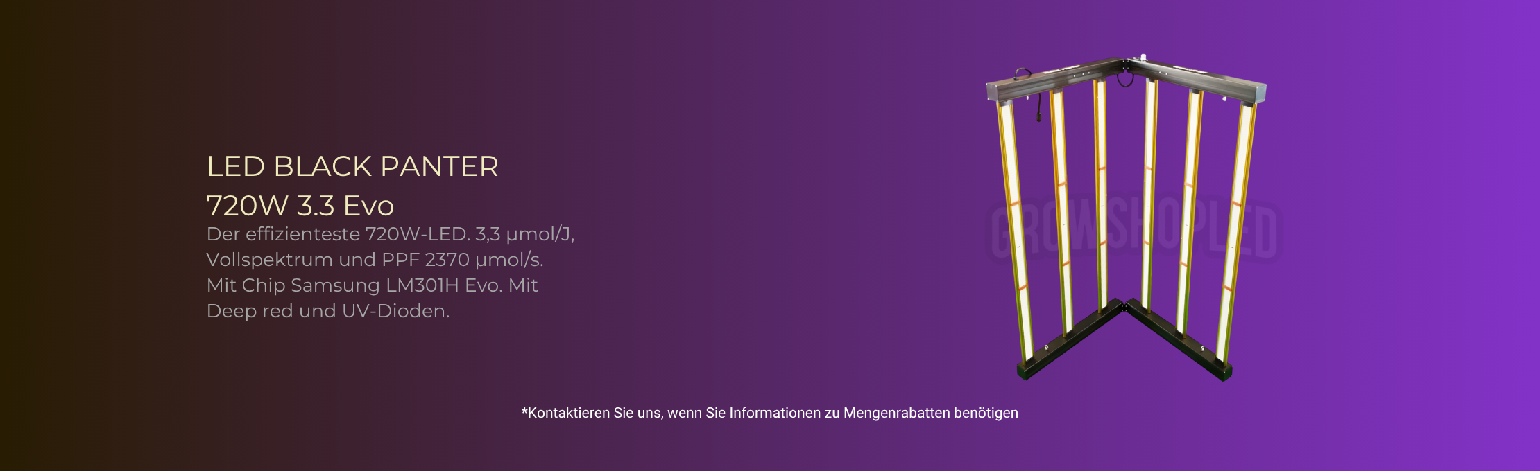 LED 720W Black Panter 3.3 Evo